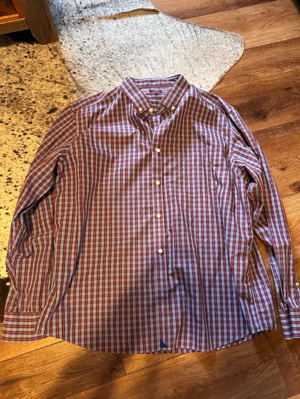 Mens Untuck it Wrinkle free button down size XXXLarge